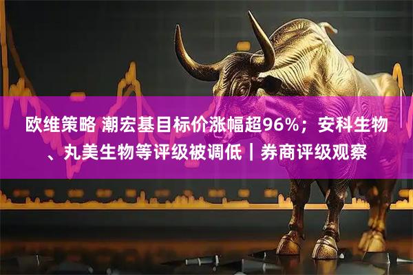 欧维策略 潮宏基目标价涨幅超96%；安科生物、丸美生物等评级被调低｜券商评级观察