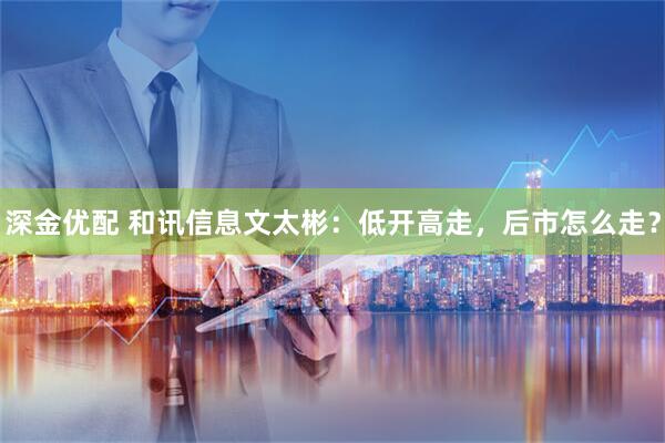 深金优配 和讯信息文太彬：低开高走，后市怎么走？
