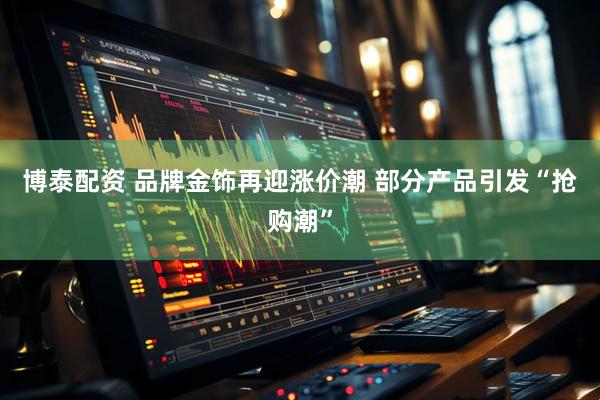 博泰配资 品牌金饰再迎涨价潮 部分产品引发“抢购潮”