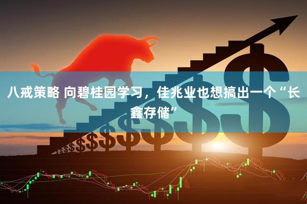 八戒策略 向碧桂园学习，佳兆业也想搞出一个“长鑫存储”